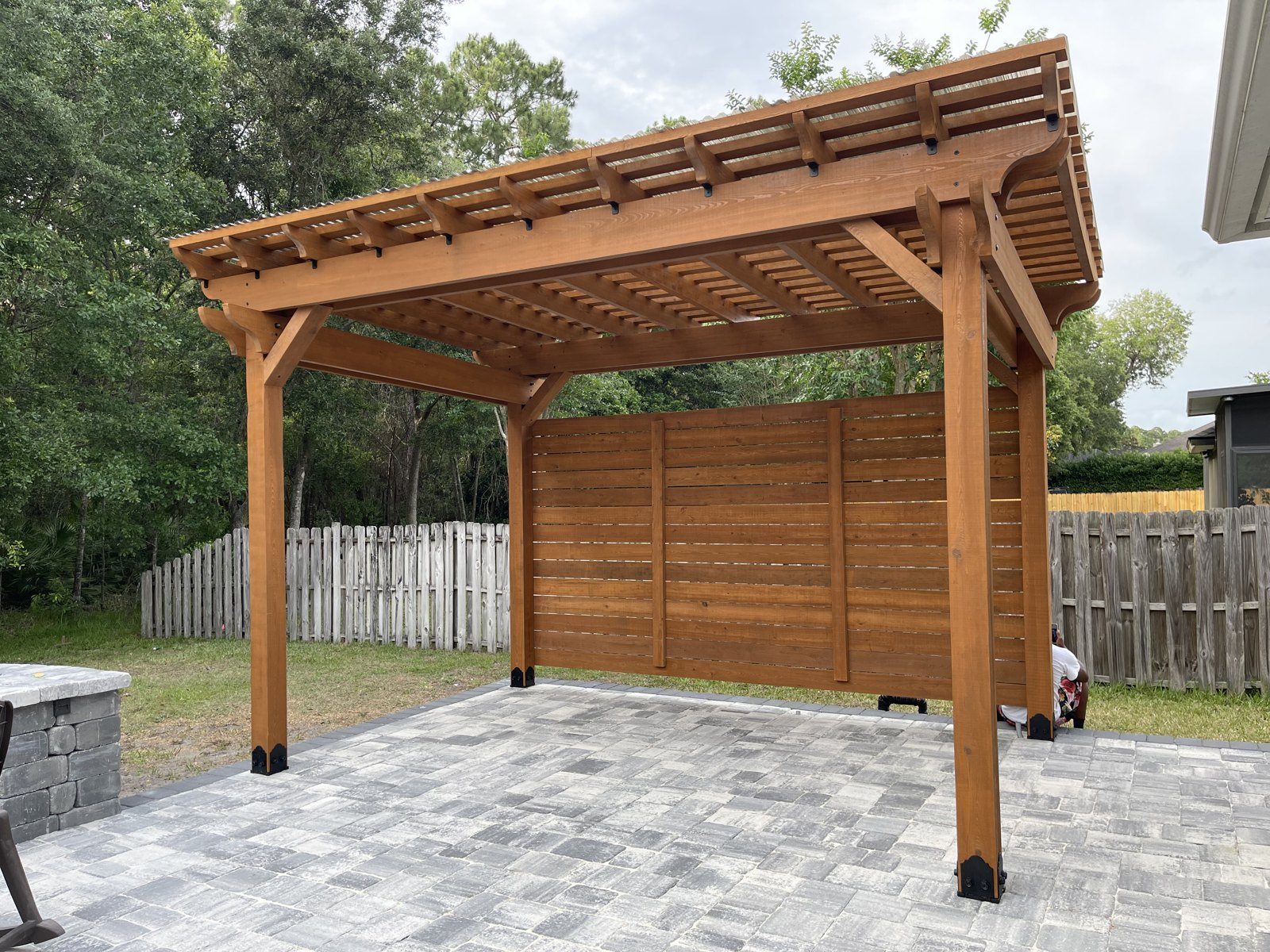 Freestanding Pergola · Translucent Roof
